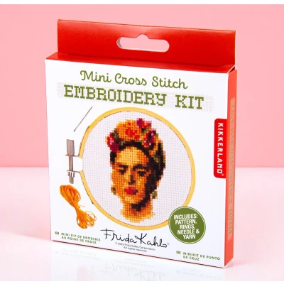 Afbeelding van Mini Borduurset Frida Kahlo