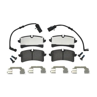Afbeelding van HELLA 8DB 355 025 291 Remblokkenset Incl. slijtage waarschuwingscontact Met toebehoren AUDI: A6 C7 Avant, A7 Sportback, Saloon