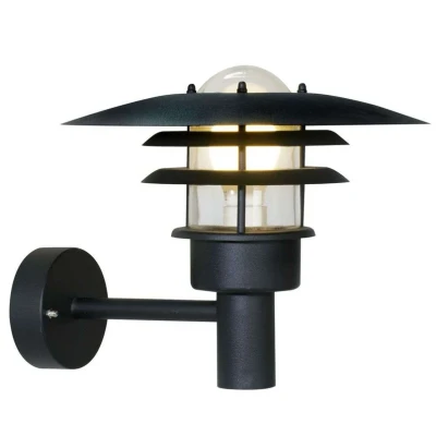 Afbeelding van Nordlux, Tuinverlichting, Lnstrup 32, Wandlamp, Zwart (E27, IP44)