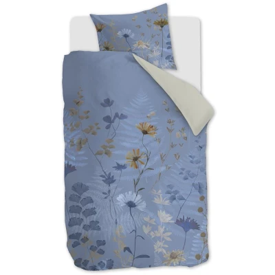 Afbeelding van Beddinghouse Nala dekbedovertrek Eenpersoons 140x200/220 Blauw