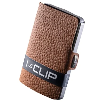 Afbeelding van I CLIP Original Silver Pure Nut, Portefeuille, Portemonnee, Kaarthouder, Credit Card Opberger