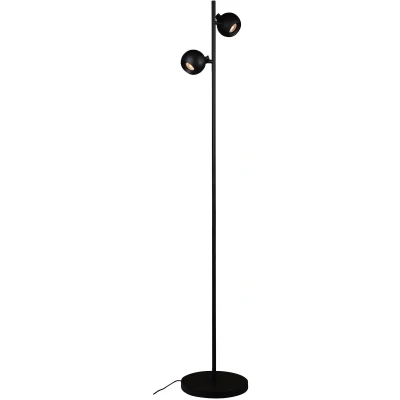 Afbeelding van Vloerlamp Bolero Zwart 2 Lichts GU 10