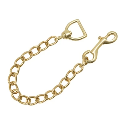 Afbeelding van Shires Halstertouw Ketting Brass Plated 46cm