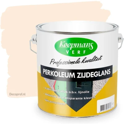 Afbeelding van Koopmans Perkoleum Zijdeglans Dekkend Ready Mixed 0,75 ltr crèmewit (RAL9001) Buitengevel &amp; Tuin