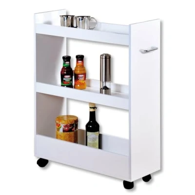 Afbeelding van Opbergtrolley wit