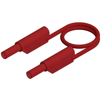Afbeelding van SKS Hirschmann MLS WS 25/1 rt Veiligheidsmeetsnoer Banaanstekker 4 mm 25.00 cm Rood 1 stuk(s)