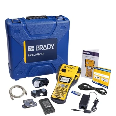 Afbeelding van Brady M410 Draagbare labelprinterset Industriële label en etiketteermachine voor etiketten in veeleisende omgevingen Inclusief koffer, EU netsnoer 1