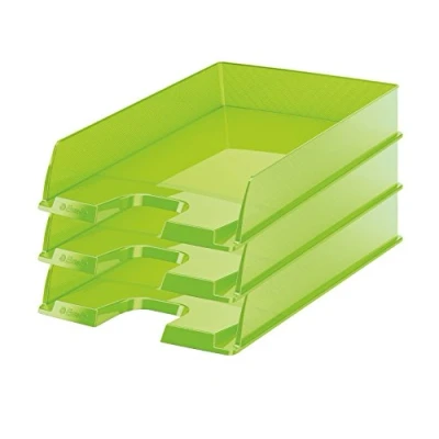 Afbeelding van Esselte Europost Postmand, transparant, groen, 10 stuks