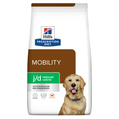 Afbeelding van Hill&#039;s Prescription Diet J/D Joint Care Reduced Calorie Zak Kip Hondenvoer 12 kg