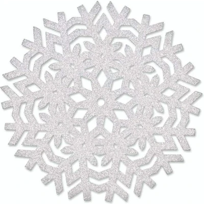 Afbeelding van Placemat Ice diameter38 cm Zilver Unique Living