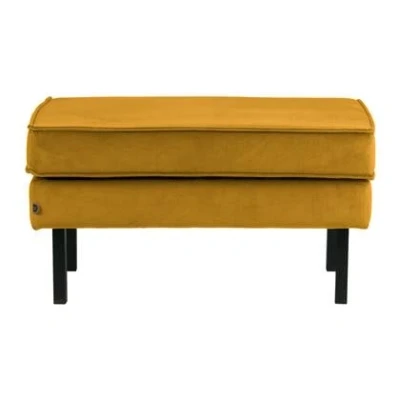 Afbeelding van BePureHome Rodeo Hocker Velvet Oker