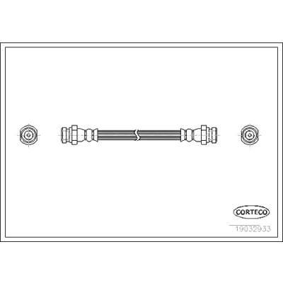 Afbeelding van CORTECO 19032933 Remslang Achteras 250