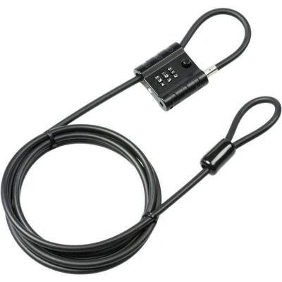 Afbeelding van Burg Wächter Snap+Lock 725 300 Kabelslot Zwart Cijferslot