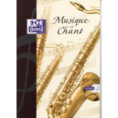 Image de Cahier de musique Oxford 24x32 cm