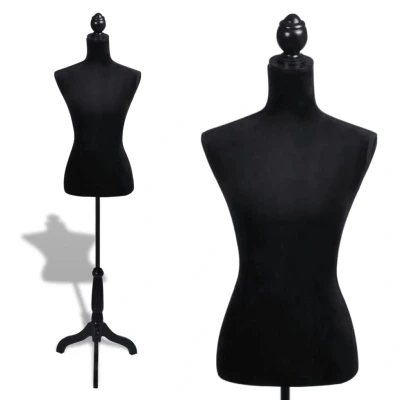 Afbeelding van Etalagepop torso vrouw zwart