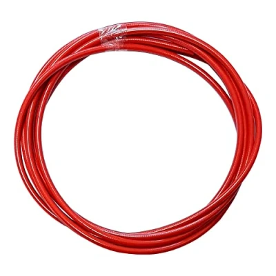 Afbeelding van Remkanaal voor fiets, diameter 5 mm, 3 m, universeel, mountainbike, straat, stadsstad, inzetkabel, prestaties (rood)