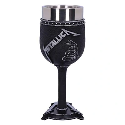 Afbeelding van Nemesis Now Metallica The Black Album Wijnkelk Zwart 18cm