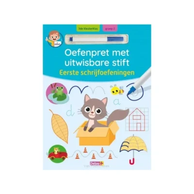 Afbeelding van Oefenpret met uitwisbare stift Eerste schrijfoefeningen