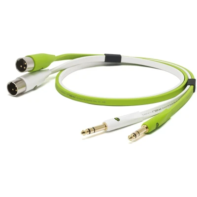Afbeelding van NEO by Oyaide d+ 2x 6,3mm Jack balanced 2xXLR male, Class B, 1,0m Kabel voor DJs