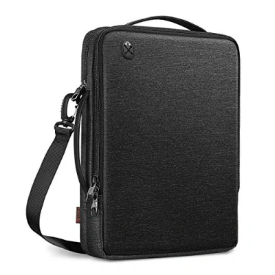 Afbeelding van Schoudertas laptoptas voor 14 inch MacBook Pro 2021, 13,3 Pro/Air M2 M1, iPad 12,9 Surface X/7/6, draagbare Accessoires Organizer