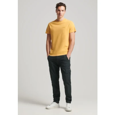 Afbeelding van Superdry Vintage LOGO EMB Tshirt basic, Heren, Maat: 3XL, Ochre marl