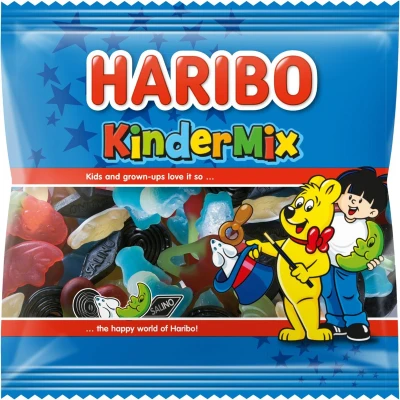 Afbeelding van Haribo Kindermix snoep 1 kg in zak