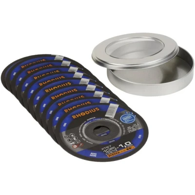 Afbeelding van Rhodius XT67 210743 Doorslijpschijf recht 125 mm 10 stuk(s) Staal