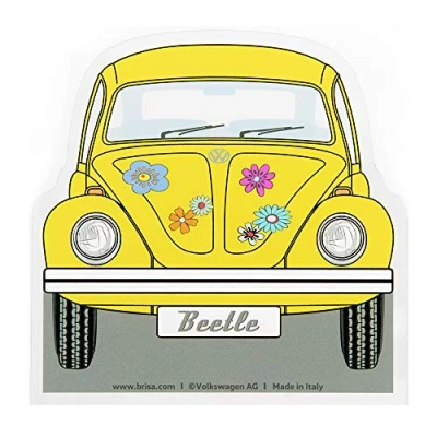 Afbeelding van Volkswagen Beetle IJskrabber / Bloemen