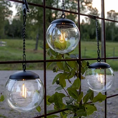 Afbeelding van Star Trading Globe hanglamp op zonne energie set van 3