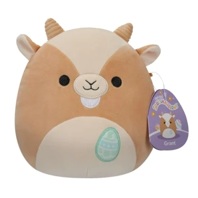Afbeelding van Squishmallows SQER00856 Grant de geit 19 cm, officieel pluche dier Jazwares, superzacht knuffeldier