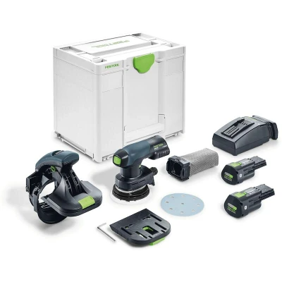 Afbeelding van Festool ES ETSC 125 3,0 I Plus Accu Kantenschuurmachine 18V 3.0Ah in Systainer 577697
