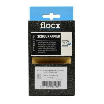 Afbeelding van Schuurpapier stroken 81 x 133 mm korrel p320 5 stuks