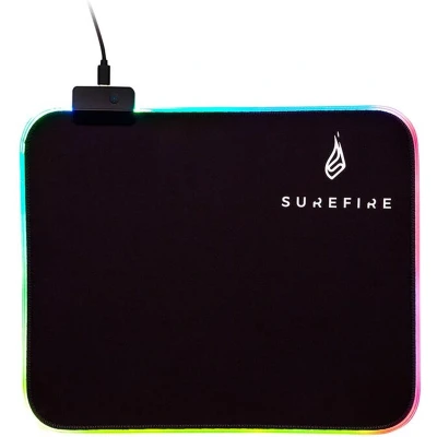 Afbeelding van Surefire Gaming Silent Flight RGB 320 muismat Verlicht Zwart