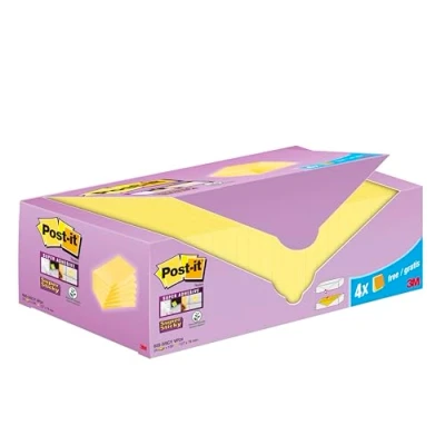 Afbeelding van Memoblok 3m post it 655 sscy 76x127mm geel Doos a 24 stuk