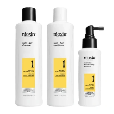 Afbeelding van Nioxin System Trail Kit Pakket 1pakket Voor Dunner Wordend Haar