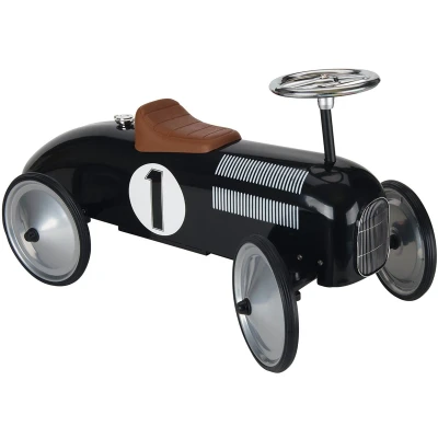 Afbeelding van Goki Retro Loopauto Zwart