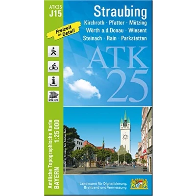 Afbeelding van Straubing (Amtliche Topographische Karte 1:25000)