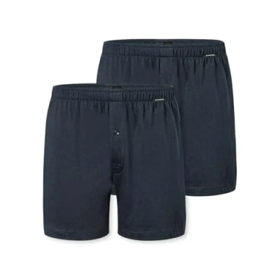 Image de Schiesser Boxer pour homme, Bleu nuit 182426, M