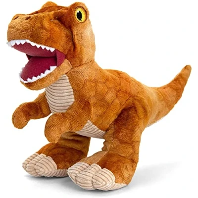 Afbeelding van Deluxe Paws Milieuvriendelijke pluche dieren, 100% gerecycled, speelgoed (tyrannosaurus)