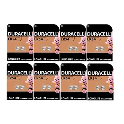 Afbeelding van 16 x Duracell LR54 LR1130 V10GA 189 191 (8 lampen met 2 batterijen) batterijen