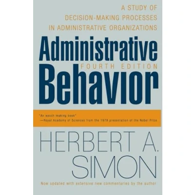 Afbeelding van Administrative Behavior, 4th Edition