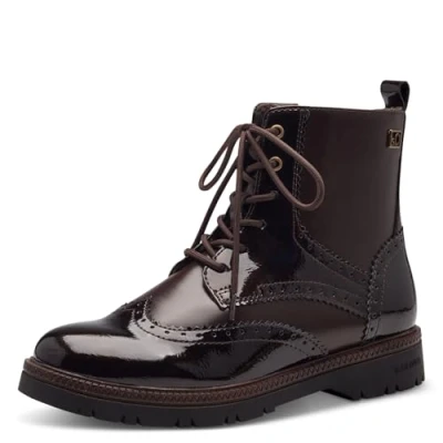 Afbeelding van s.Oliver Korte laarzen, Dames, Maat: 36, Dark brown Kunststof