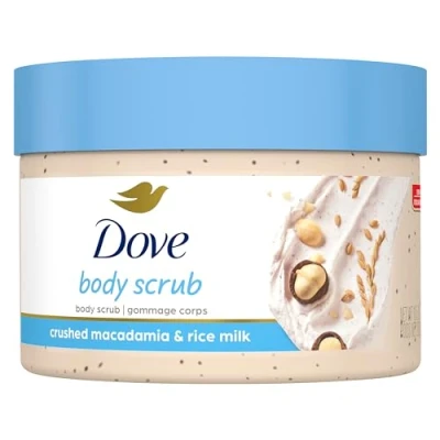 Afbeelding van Dove Body Scrub, Macadamia en rijstmelk, 307 ml