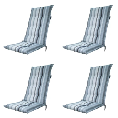 Afbeelding van Madison Kussen hoog 50x123 Righe grey 4 stuks