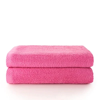 Afbeelding van Top Towel s Set van 2 bad of douchehanddoeken badhanddoeken 100% katoen 400 g/m² Afmetingen: 70 x 140 cm