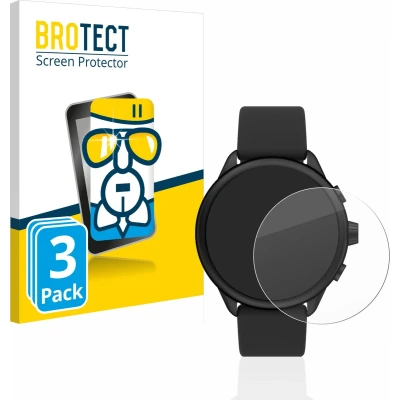 Afbeelding van BROTECT Screenprotector voor Fossil Smartwatch Wellness (Gen 6) Hybrid Folie Beschermfolie Beschermglas transparant (3 Stuks)