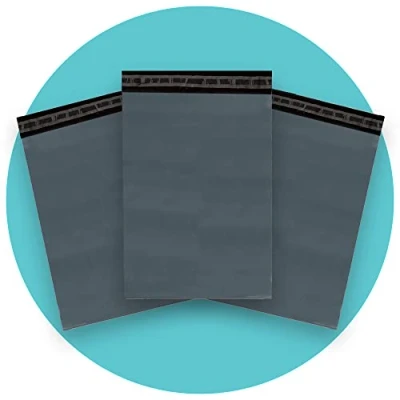 Afbeelding van Triplast Verzendtassen van kunststof, 15,2 x 22,9 cm, grijs, 2000 stuks