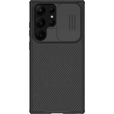 Afbeelding van Telefoonhoesje geschikt voor Samsung Galaxy S23 Ultra Nillkin CamShield Pro Case Zwart