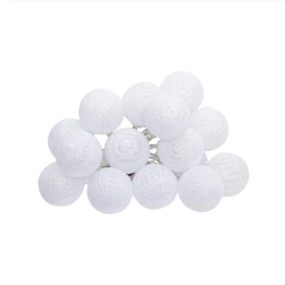 Afbeelding van Atmosphera LED slinger 16 bollen D3,5 cm wit 2,2 meter Sfeer