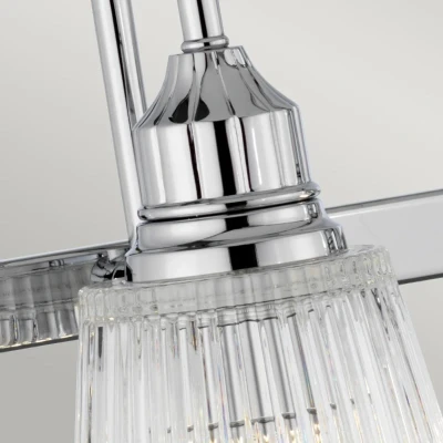 Afbeelding van Quintiesse LED Badkamerarmatuur Addison 3W 3000K 300Lm 830 IP44 Dimbaar Polished Chrome